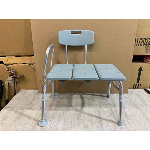 HOMLAND Tub Transfer Bench With Back Rest