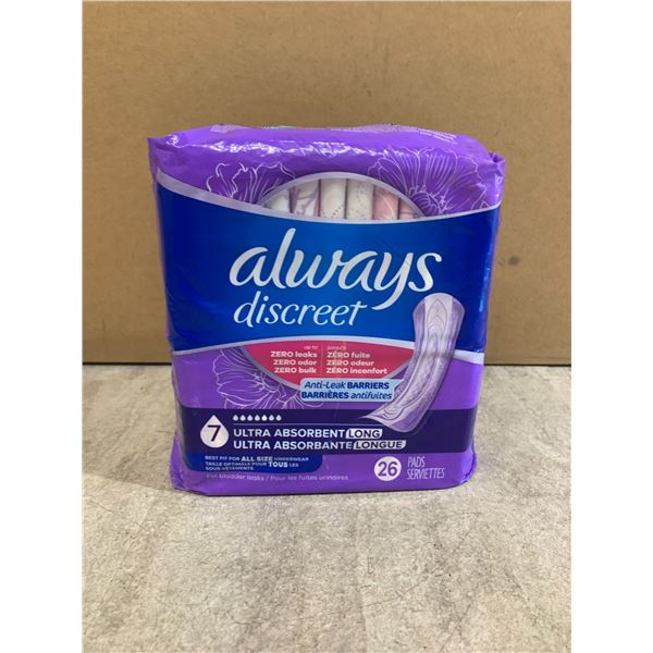 Always Discreet Ultra Absorbent Pads - 26 Pads