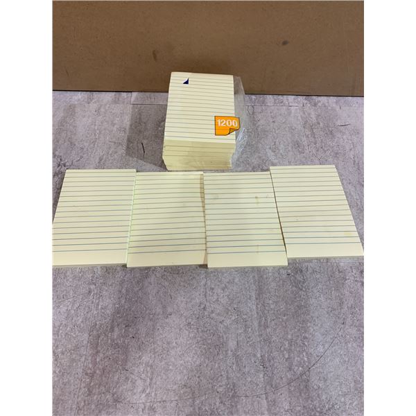 Lot Of 10 Sticky Note Notepads - 200 Pages Each