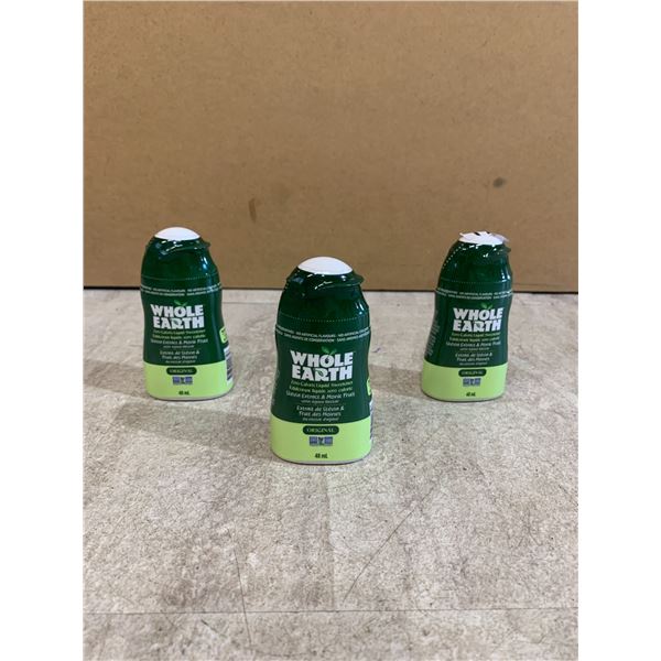 Lot Of 3 Whole Earth 0 Calorie Liquid Sweetners - 48ml Each