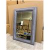 Image 1 : Vintage Silver Finish Ornate Rectangular Wall Mirror