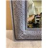 Image 3 : Vintage Silver Finish Ornate Rectangular Wall Mirror