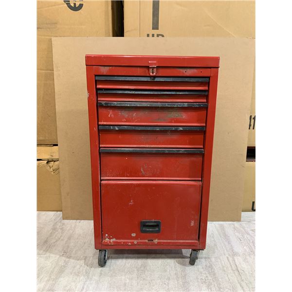 Red Rolling Tool Cabinet - 40in x 22in x 12in