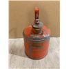 Image 2 : Justrite Red Metal Safety Can