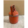 Image 5 : Justrite Red Metal Safety Can