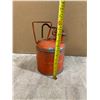 Image 7 : Justrite Red Metal Safety Can
