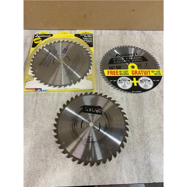Lot Of 3 Sawblades