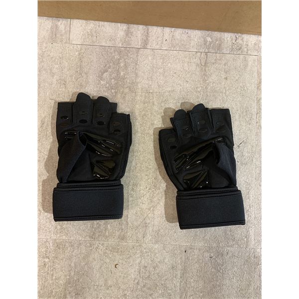 Weight Lifting Gloves With 18.3in Wrist Wraps