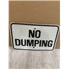 Image 1 : Metal No Dumping Sign