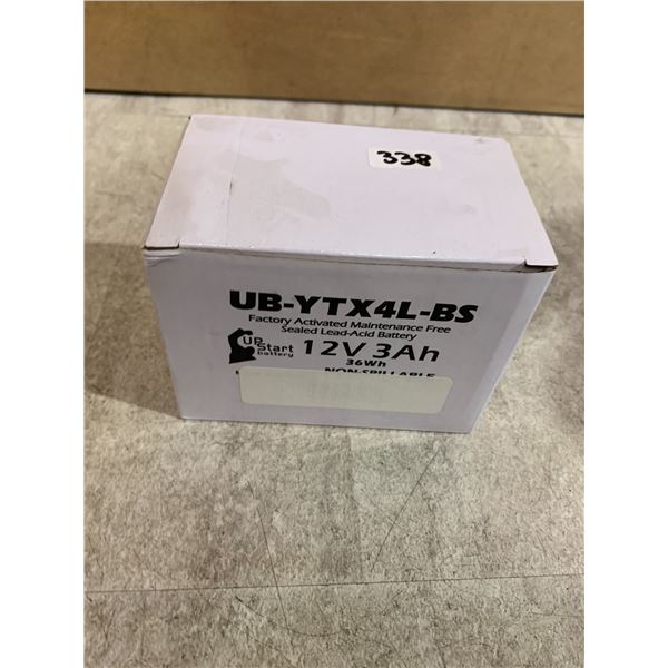 Factory Activated Maintenance Free Sealed Lead Acid Battery - 12V 2.3Ah 27.6Wh