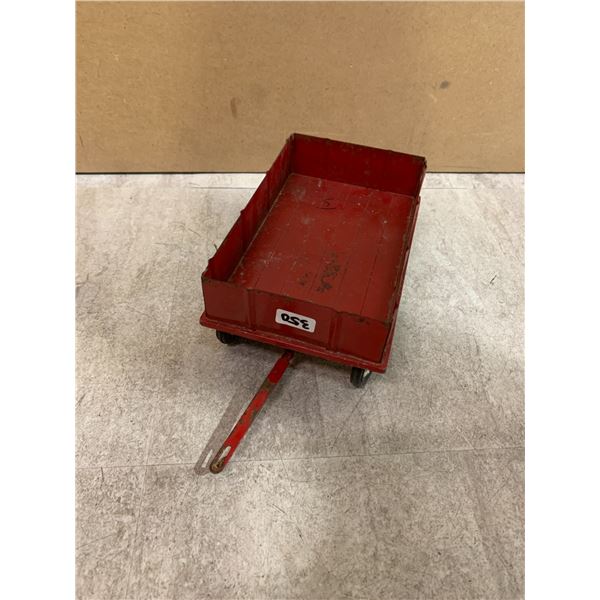 Vintage Metal Tiny Little Red Wagon