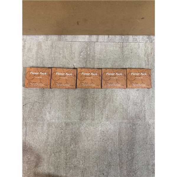 Lot Of 5 Boxes Of Flavor Packs - 3 Cores Per Pack