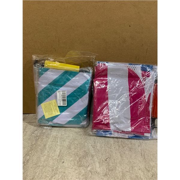 Lot Of 2 - 2 Packs Of Pool Floaties - Pink & Blue