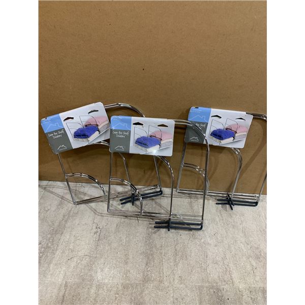 Lot Of 3 Over The Shelf Dividers