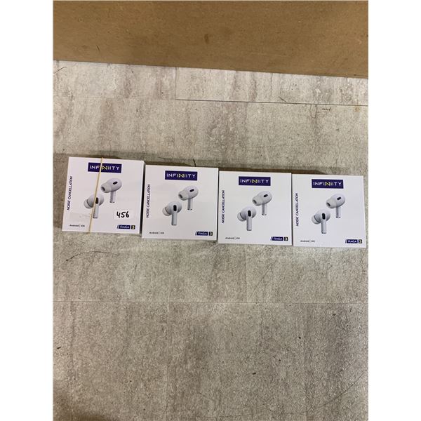 4 Boxes Of Infinity Noise Cancellation - Android / IOS Earbuds