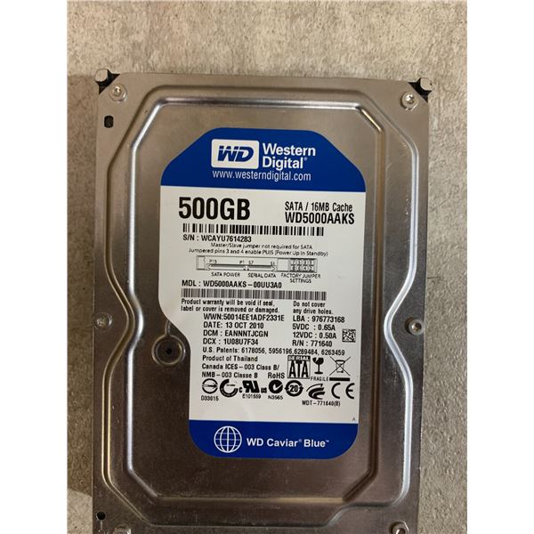 Western Digital 500GB Computer Hard Drive