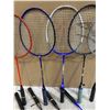 Image 3 : Lot Of 10 Assorted Badminton Rackets - With Worn Grips