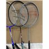 Image 4 : Lot Of 10 Assorted Badminton Rackets - With Worn Grips