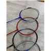Image 6 : Lot Of 10 Assorted Badminton Rackets - With Worn Grips