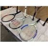 Image 5 : Assortment Of 7 Different Tennis Rackets - With Worn Grips