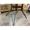 Image 3 : Glass Metal Patio Table - 42in In Diameter