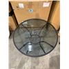 Image 5 : Glass Metal Patio Table - 42in In Diameter