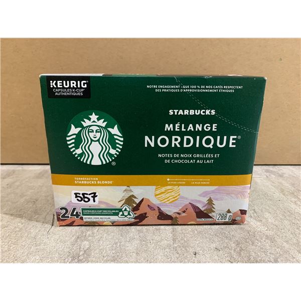Starbucks True North Blend - 24 K Cup Pods - Best Before March 2024
