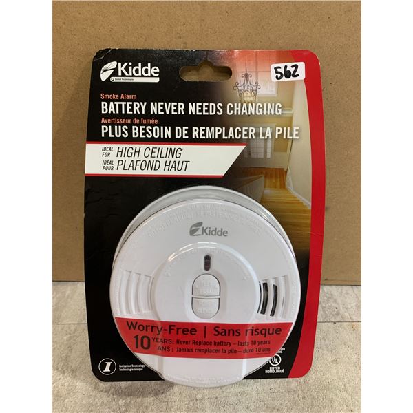 Kidde - "Never Replace Battery - Lasts 10 Years" Smoke Dectector