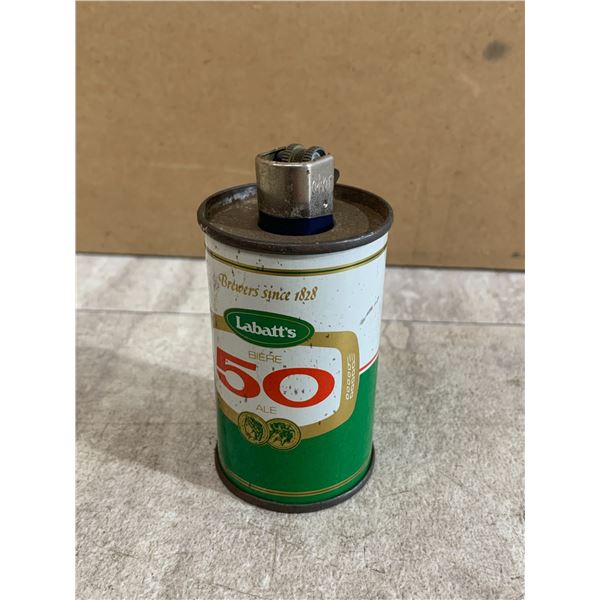 Lighter Built In To Vintage Metal Ale Can