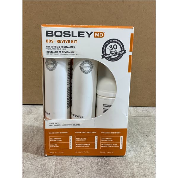 BosleyMD Revive Kit - Nourishing Shampoo, Volumizing Conditioner, & Thickening Treatment