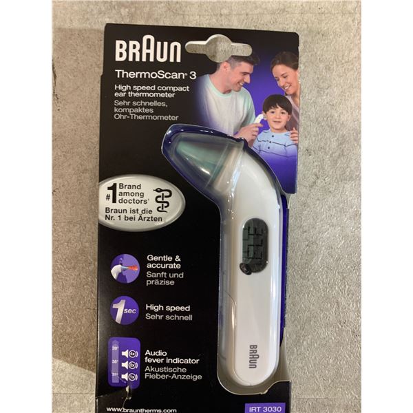 Braun ThermoScan 3 High Speed Compact Ear Thermometer