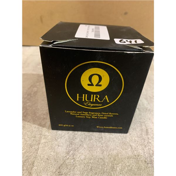 Hura Elegance Lavendar & Sage Fragrance Candle