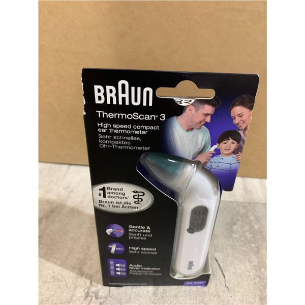 Braun ThermoScan 3 High Speed Compact Ear Thermometer