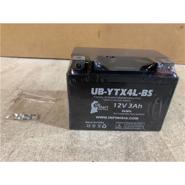 Factory Activated Maintenance Free Sealed Lead Acid Battery - 12V 2.3Ah 27.6Wh