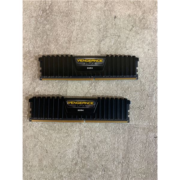 Black Corsair Vengeance LPX DDR4 Desktop Memory Modules