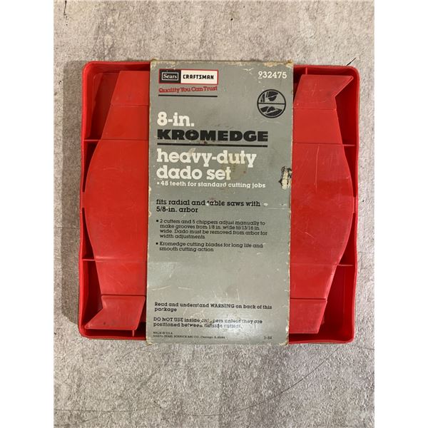 Craftsman 8in Kromedge Heavy Duty Dado Set