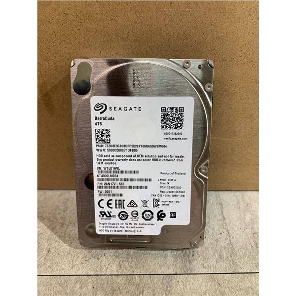 Seagate BarraCuda 4TB Hard Drive