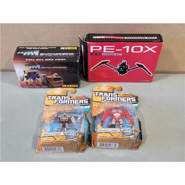 4 Sealed Toys: Transformers, Mini Warriors, & More