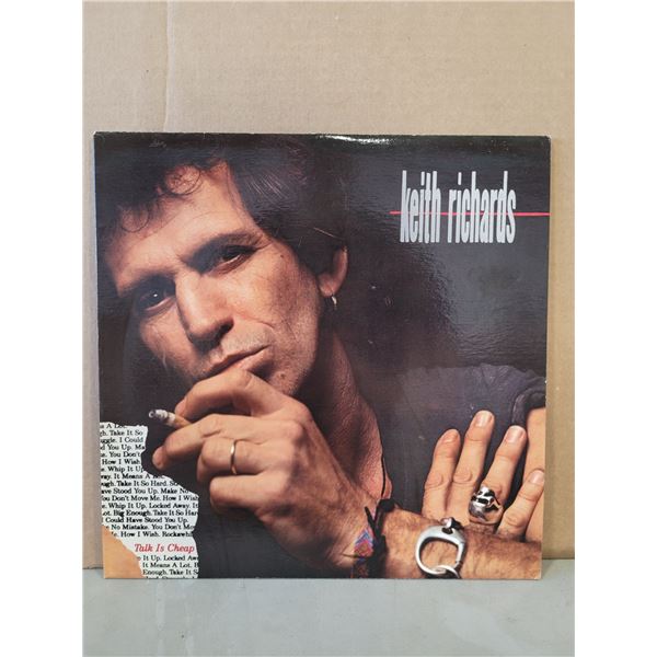 Keith Richards Self Titled Vinyl Record
