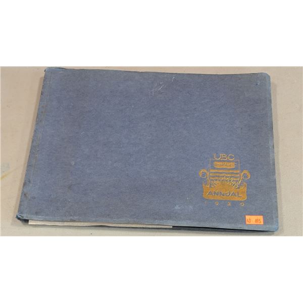1920 UBC Annual