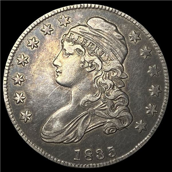 1835 Capped Bust Half Dollar CLOSELY  UNCIRCULATED