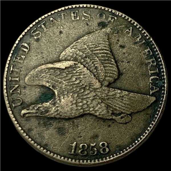 1858 Flying Eagle Cent CLOSELY UNCIRCULATED