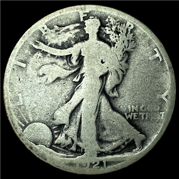 1921-S Silver Walking Liberty Half Dollar  NICELY CIRCULATED