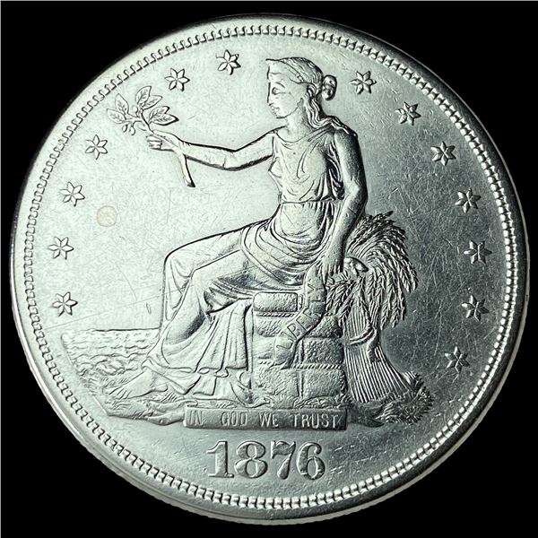 1876-S Silver Trade Dollar UNCIRCULATED