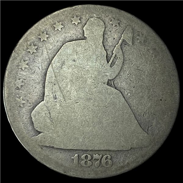 1876 Seated Liberty Half Dollar NICELY  CIRCULATED