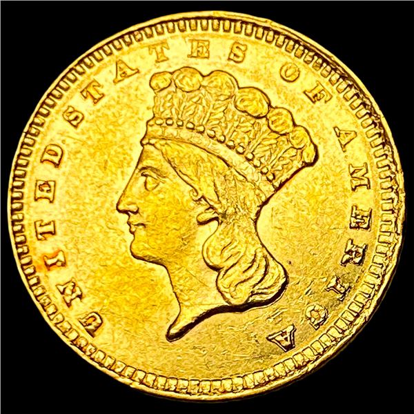1885 Gold $1 Indian Princess Head  UNCIRCULATED
