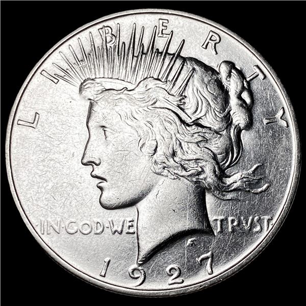 1927-D Silver Peace Dollar CHOICE AU
