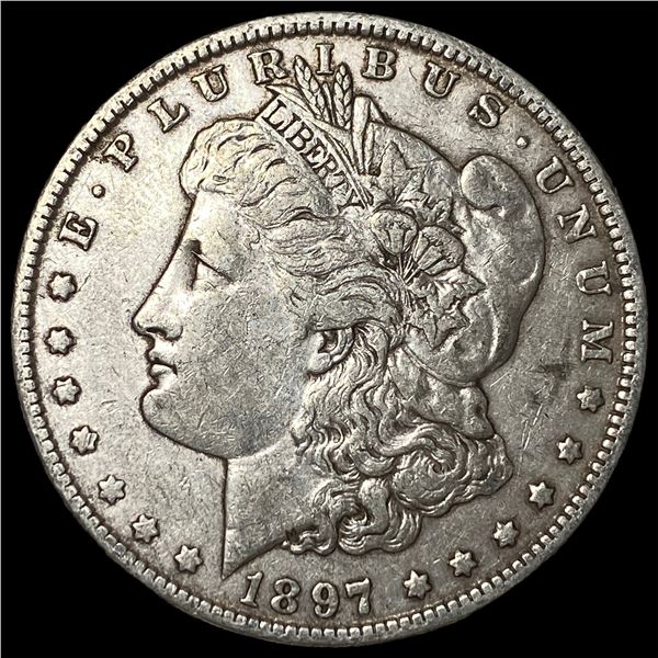 1897-O Silver Morgan Dollar NEARLY  UNCIRCULATED