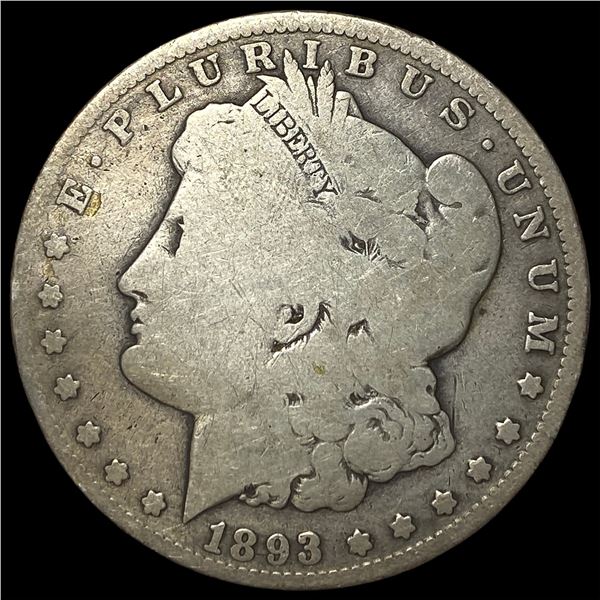 1893-O Silver Morgan Dollar LIGHTLY  CIRCULATED