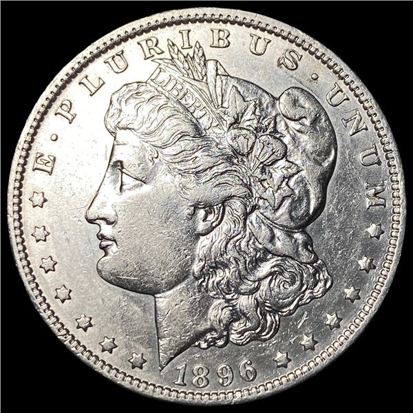 1896-O Silver Morgan Dollar CHOICE AU